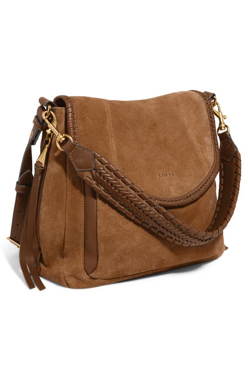 Aimee Kestenberg All For Love Convertible Leather Shoulder Bag In Brown