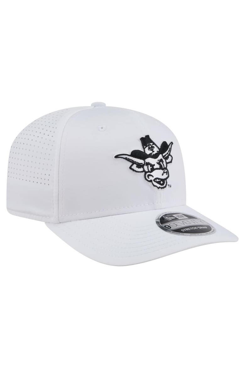 Men's New Era White Texas Longhorns Perform Vault 9SEVENTY Stretch-Snap Hat, Alternate, color, White
