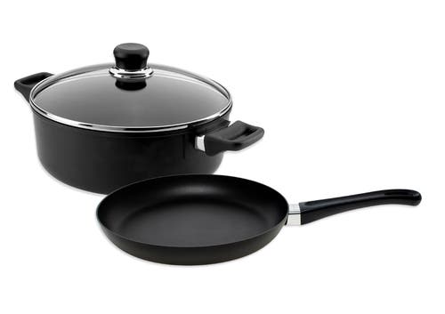 Scanpan Classic 3 Piece Cookware Set In Black