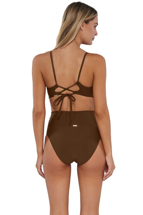 SUNSETS SUNSETS HANNAH HIGH WAIST BIKINI SWIM BOTTOMS
