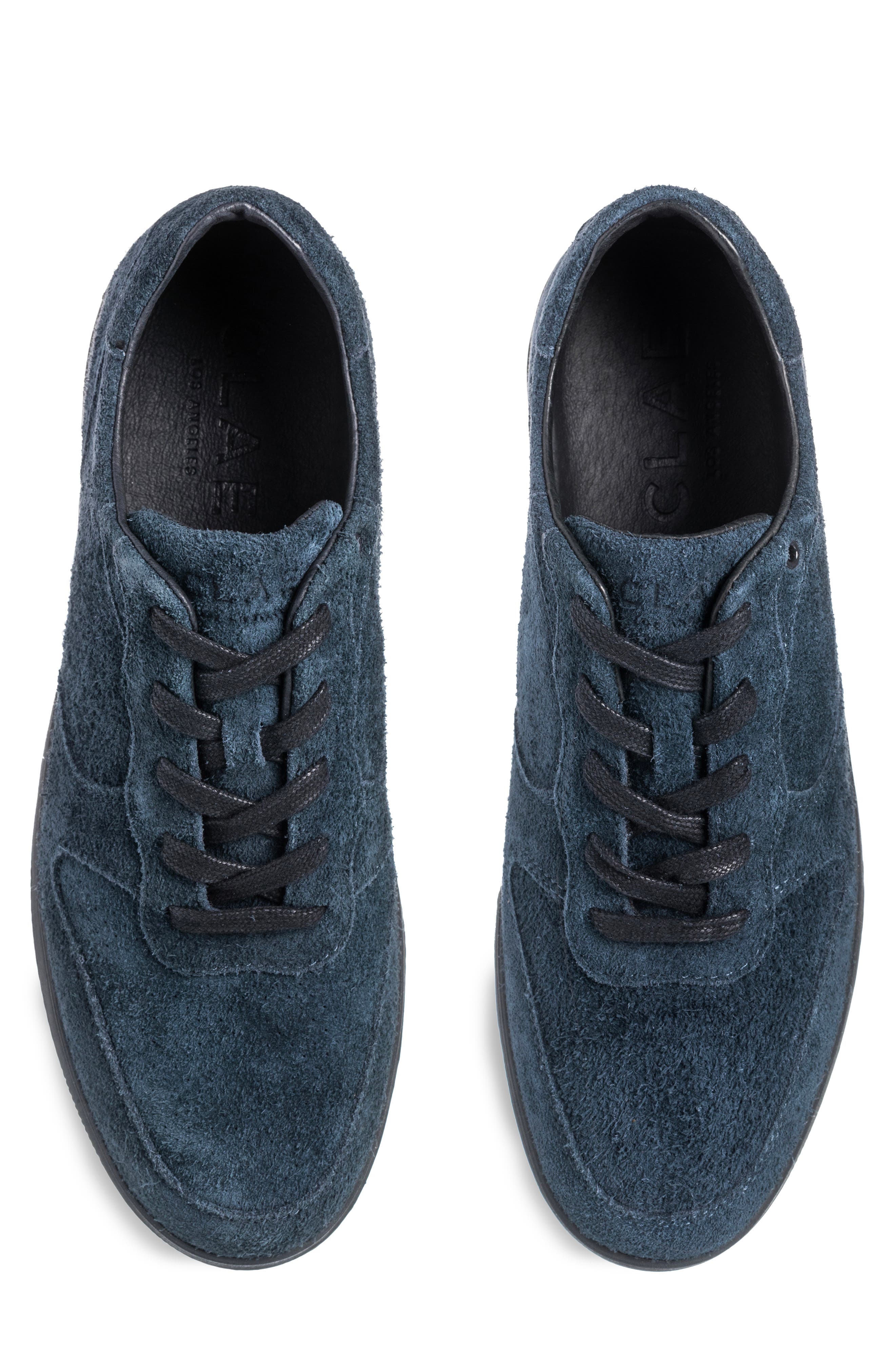 Malone Leather Sneaker, Alternate, color, NAVY BLACK