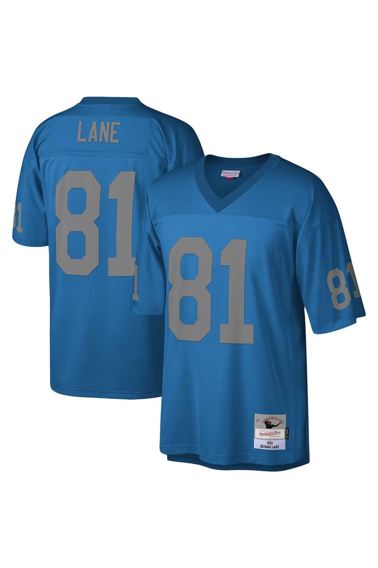 Men's Mitchell & Ness Dick ''Night Train'' Lane Blue Detroit Lions Legacy Replica Jersey, Alternate, color, Blue