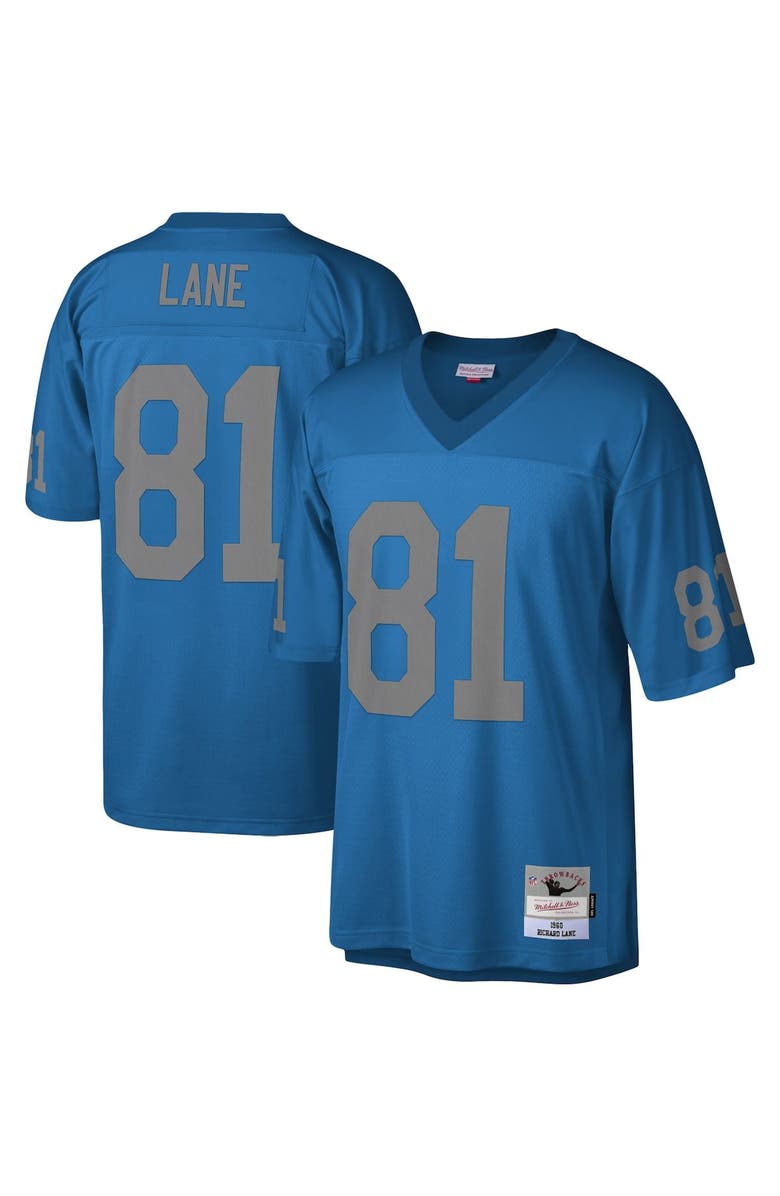 Mitchell & Ness Men's Mitchell & Ness Dick ''Night Train'' Lane Blue Detroit Lions Legacy Replica Jersey, Alternate, color, Blue