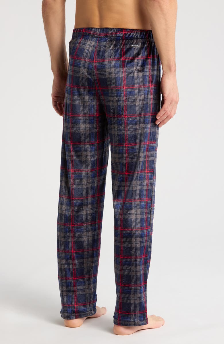 Columbia Brushed Flannel Pajama Bottoms, Alternate, color, Teton Plaid Collegiate Navy