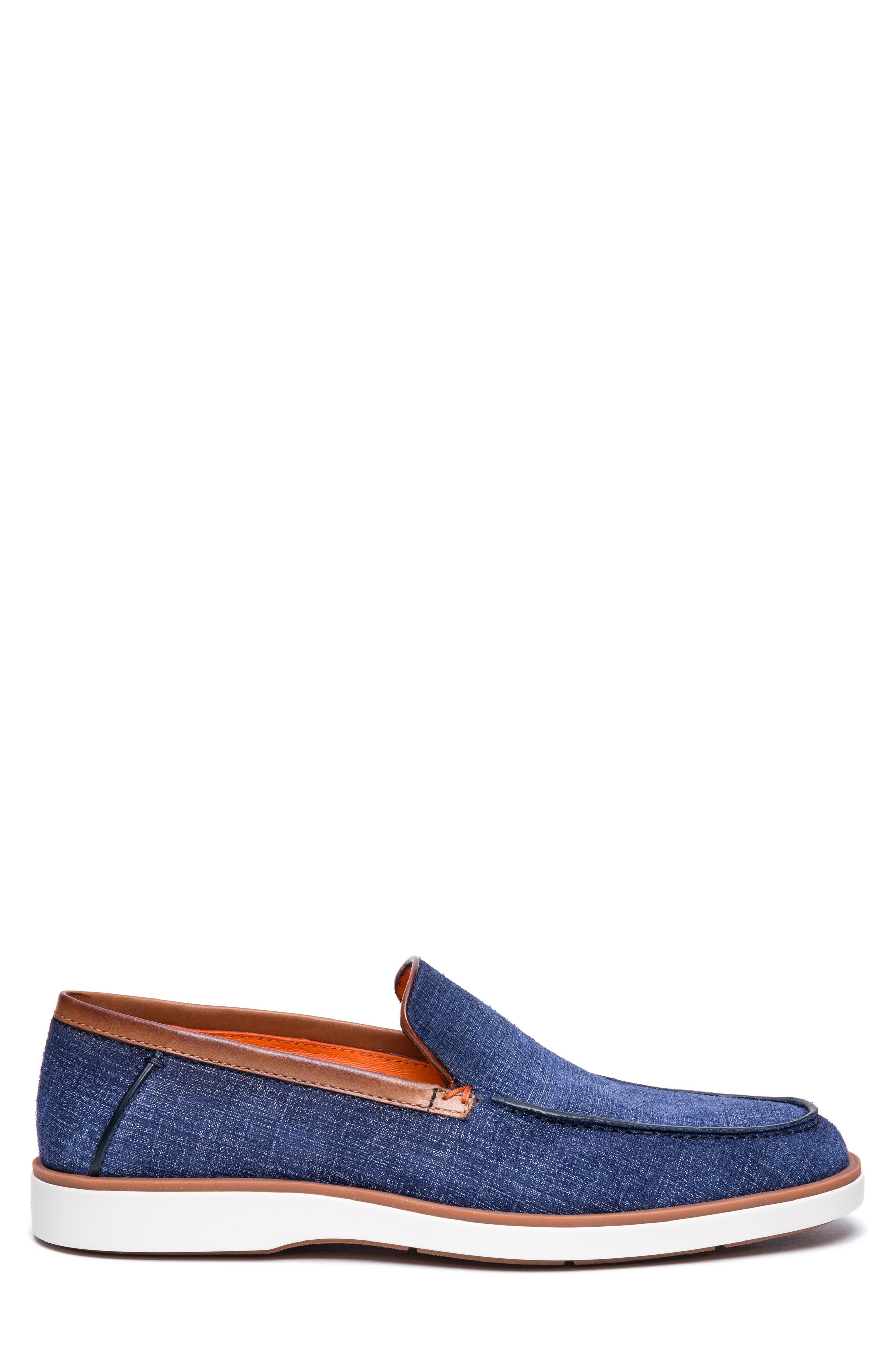 Santoni Botanist Loafer, Alternate, color, Blue