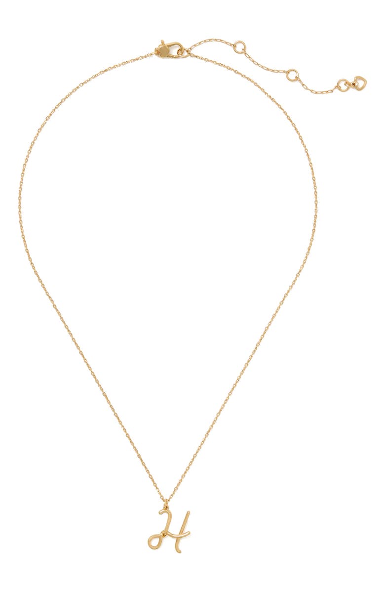 Kate Spade New York initial pendant necklace, Alternate, color, 