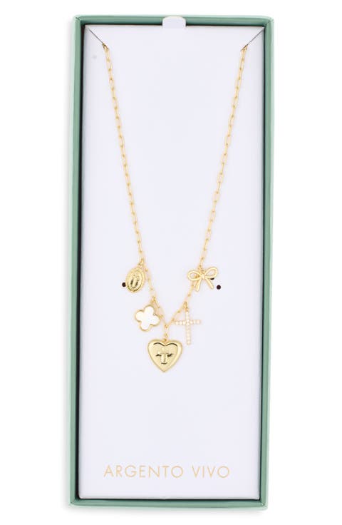16-Inch Locket Charm Necklace