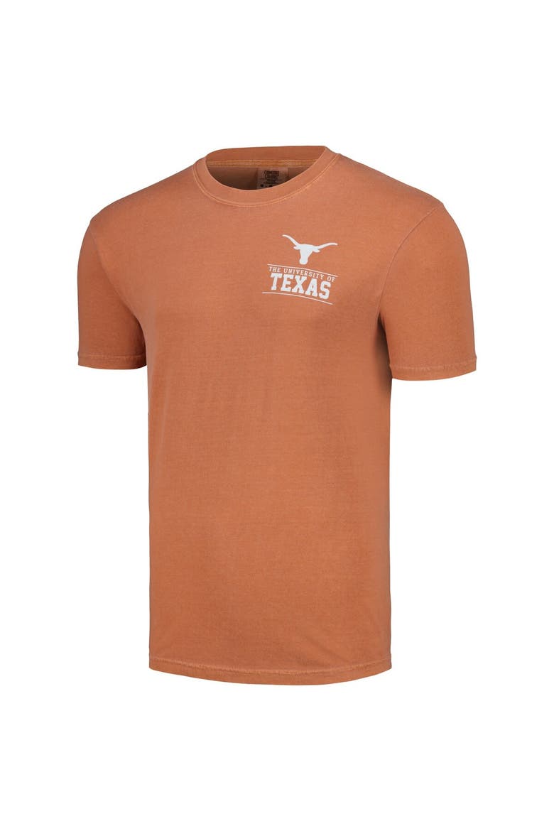 Men's Texas Orange Texas Longhorns Campus Badge Comfort Colors T-Shirt, Alternate, color, Burnt Orange