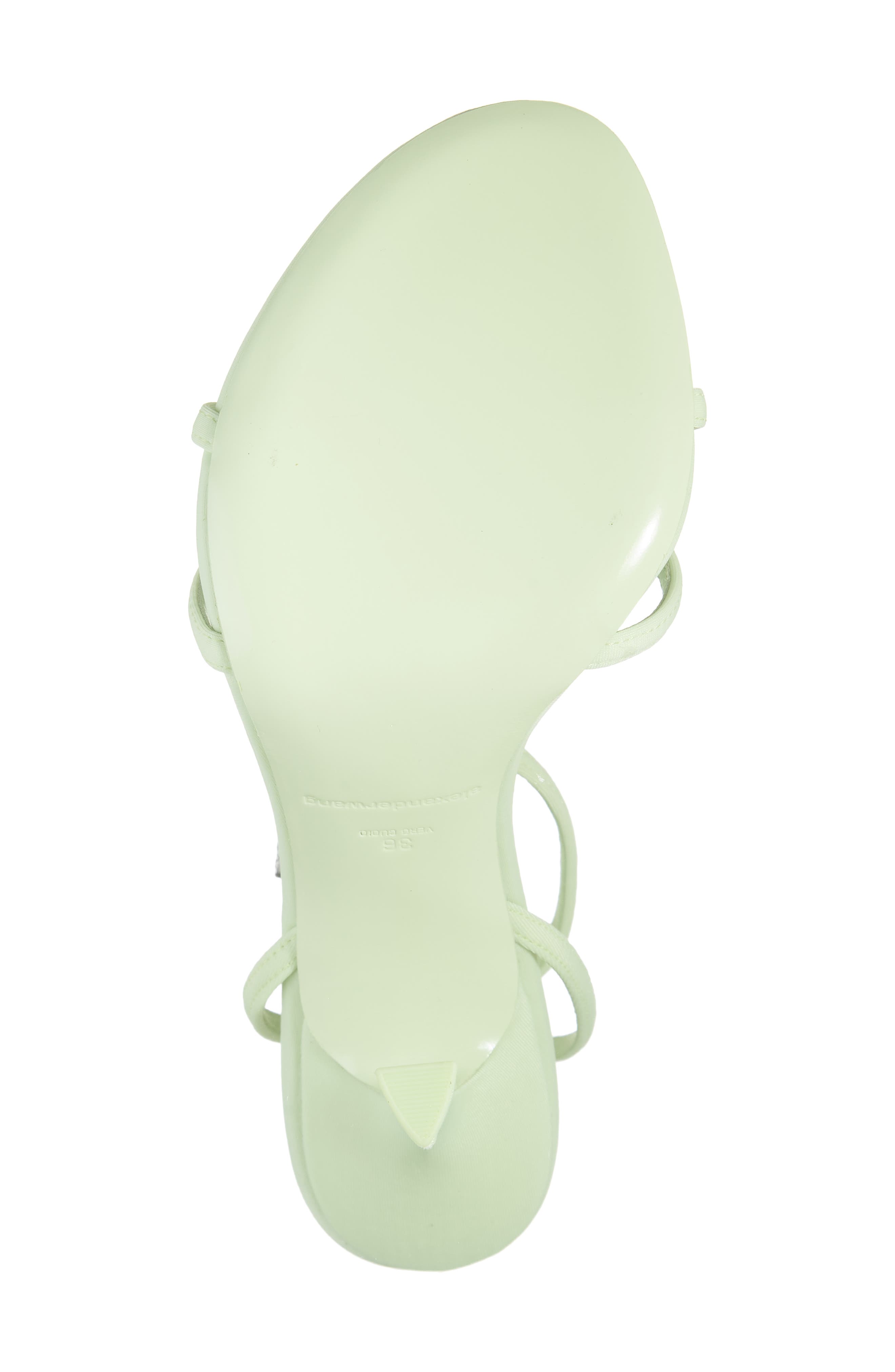 Alexander Wang Dahlia Rhinestone Logo Sandal, Alternate, color, 