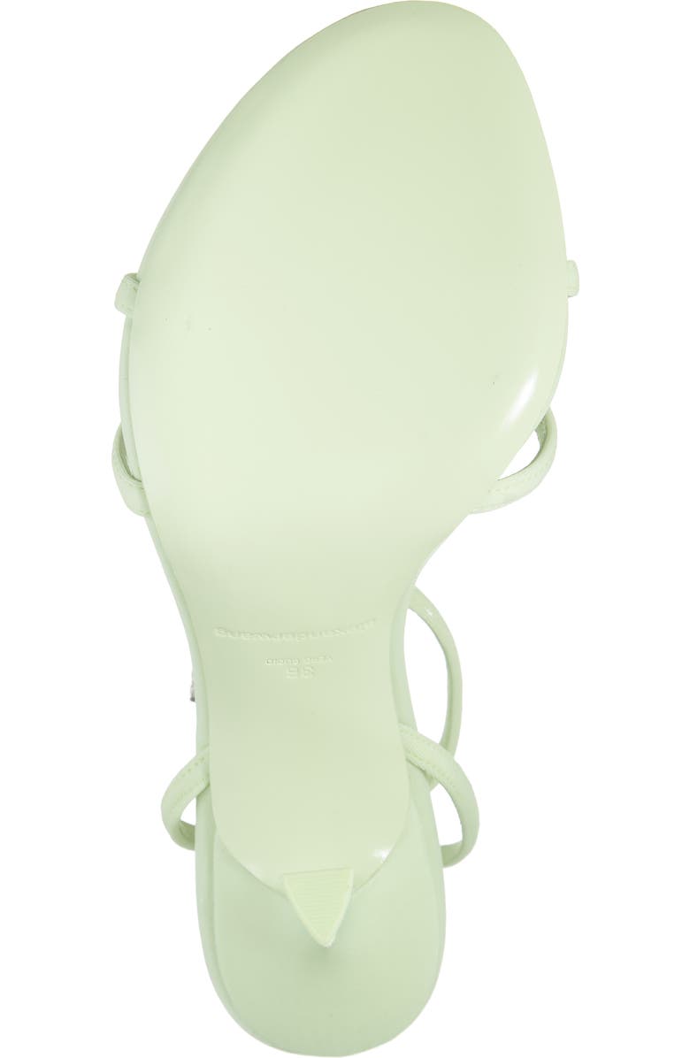 Alexander Wang Dahlia Rhinestone Logo Sandal, Alternate, color,