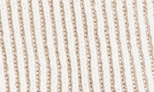 Max Studio Turtleneck Short Dress In Ecru/natural