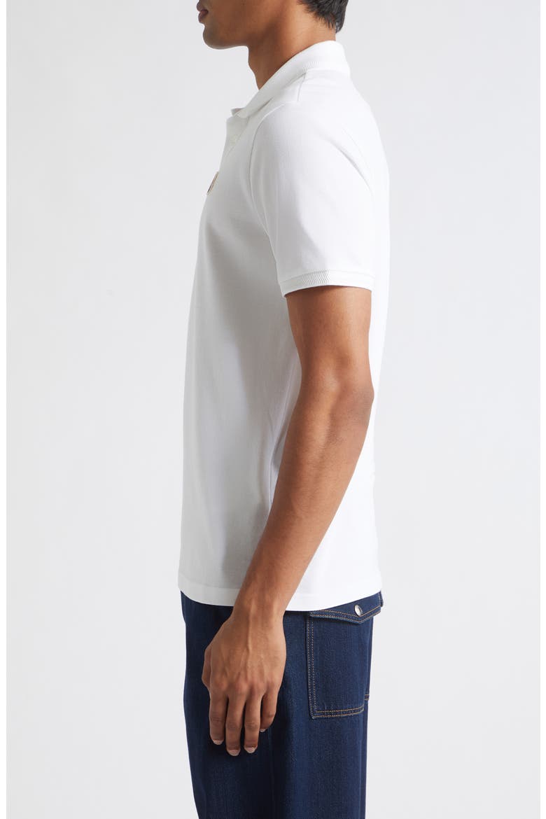 Cotton Polo, Alternate, color, WHITE