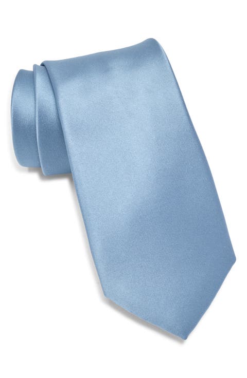 Solid Satin Tie