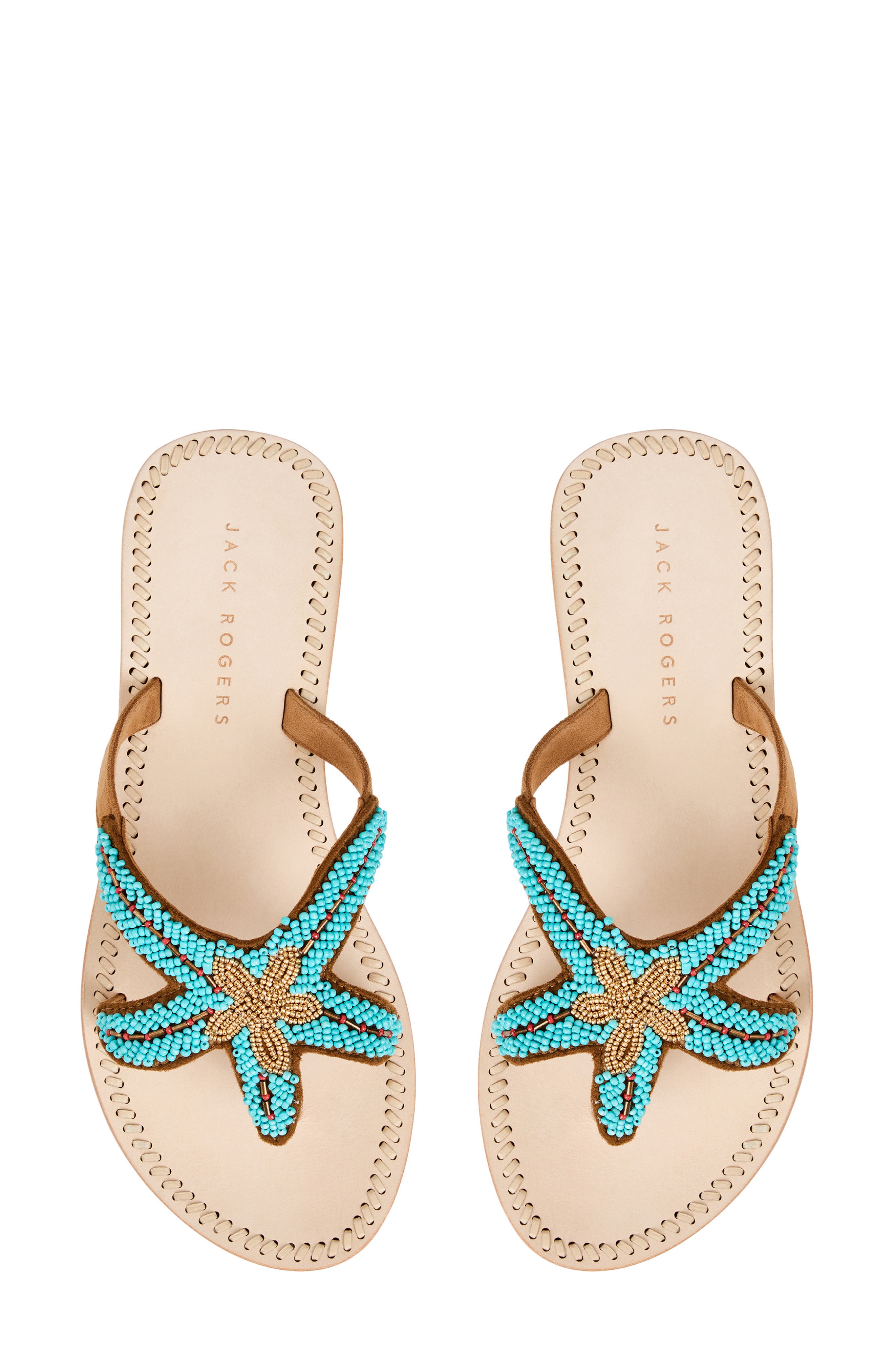 Jack Rogers Starland Sandal, Alternate, color, Turquoise Multi