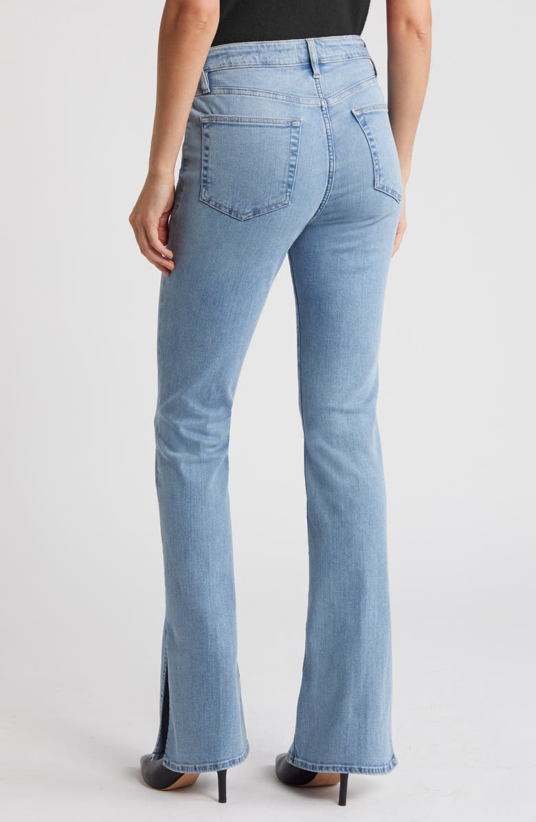 FRAME Le Mini Boot Split Hem Bootcut Jeans, Alternate, color, Babitz