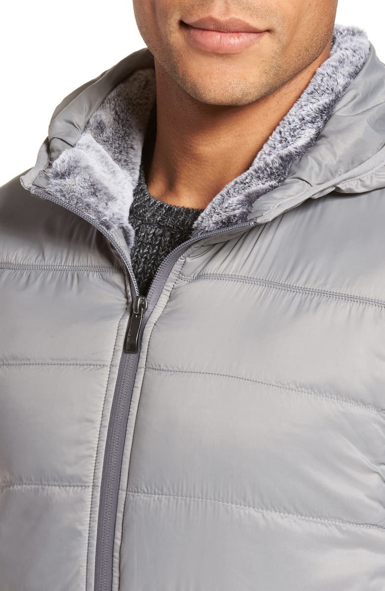 Vince Camuto Hooded Vest, Alternate, color, 