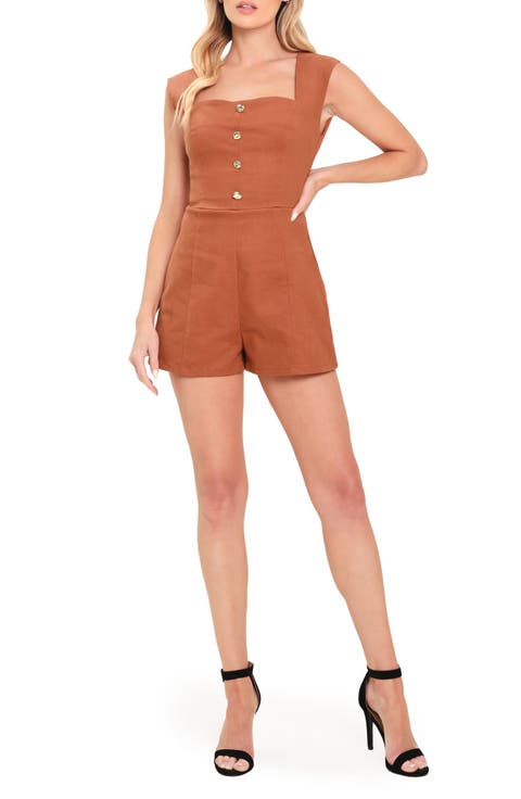 Twill Romper