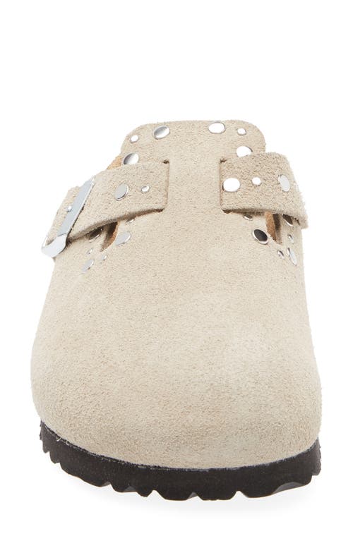 Birkenstock Boston Rivets Clog In Brown