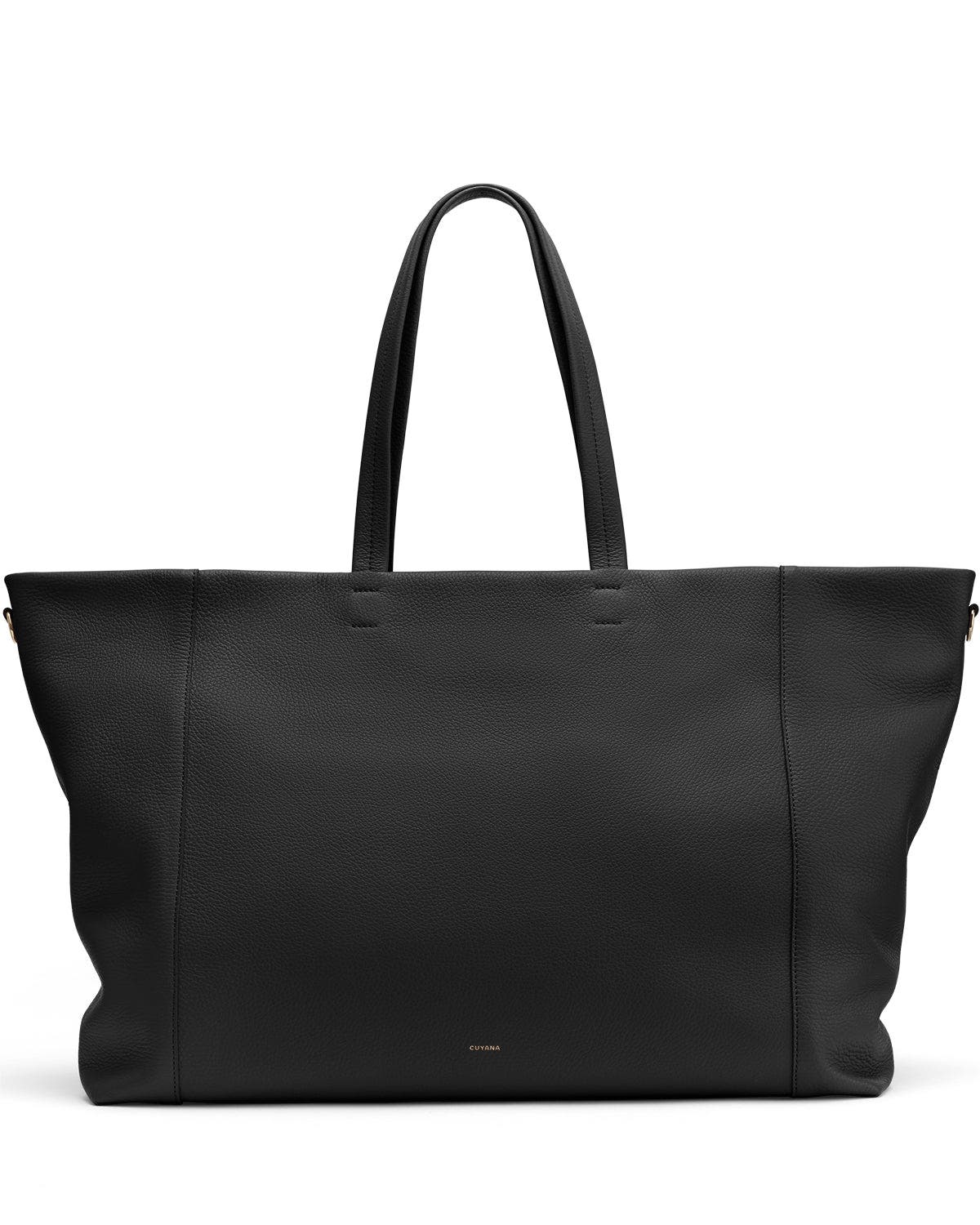 Cuyana Easy Overnighter Bag, Main, color, Black