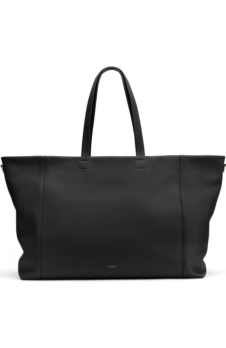 Cuyana Easy Overnighter Bag, Main, color, Black