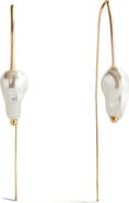 BaubleBar Teagan Faux Pearl Threader Earrings