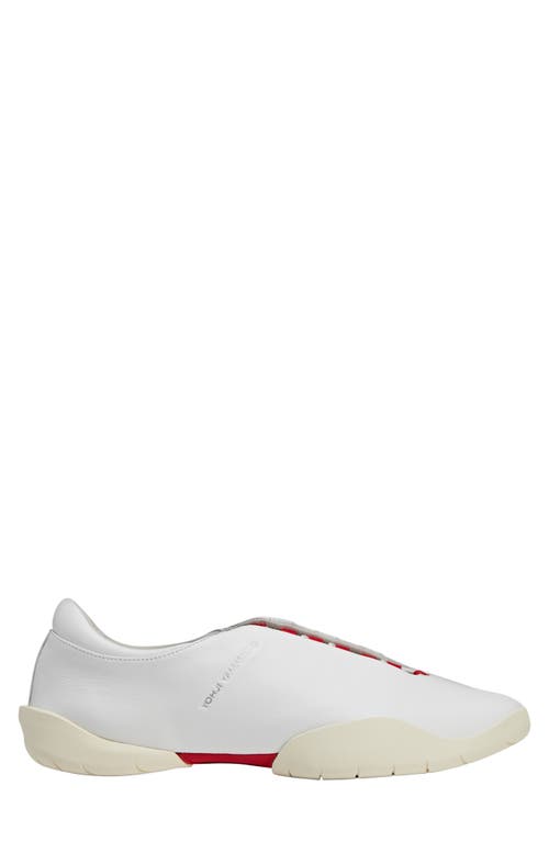 Y-3 X Adidas Regu Sneakers In White/cream/scarlet