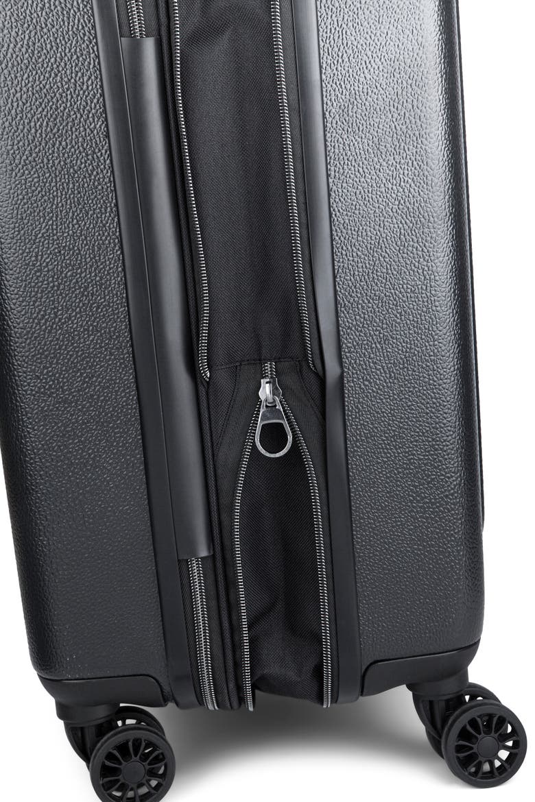 Milano Hardside Carry-on Luggage with Expansion, Alternate, color, Charcoal