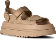 UGG® GoldenGlow Embossed Platform Sandal