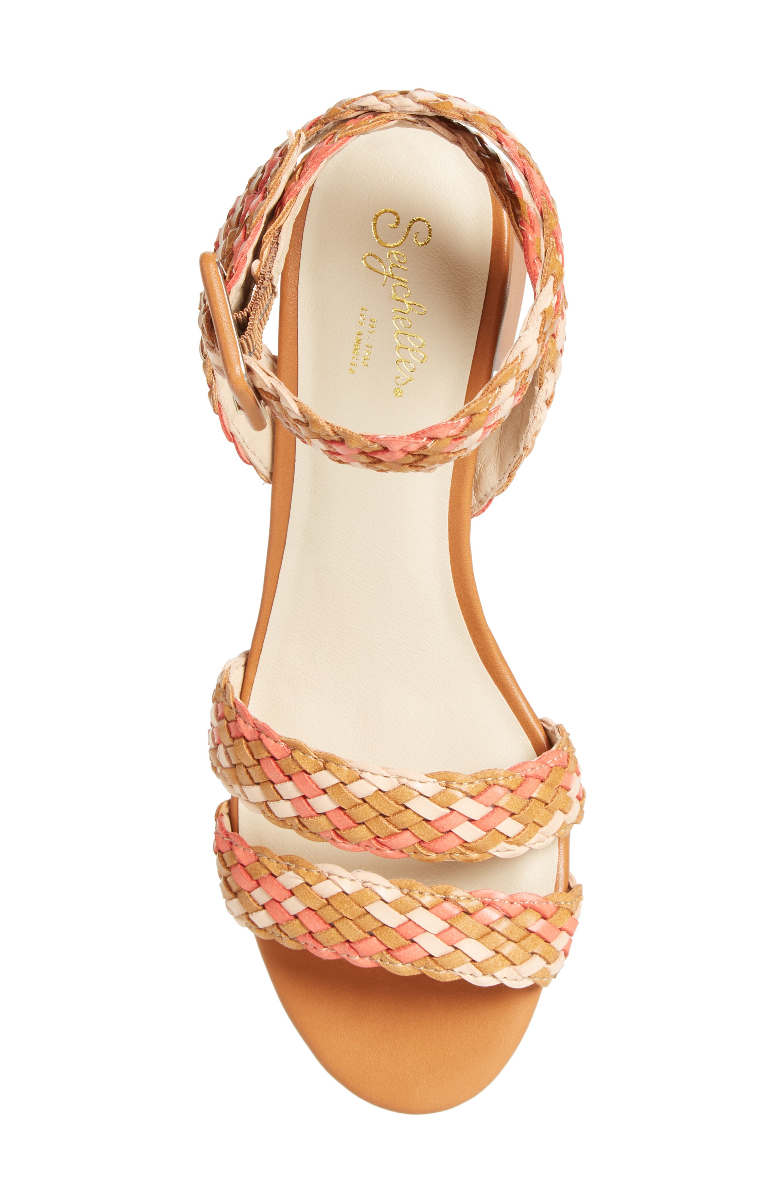 Seychelles Braided Ankle Strap Sandal, Alternate, color, 