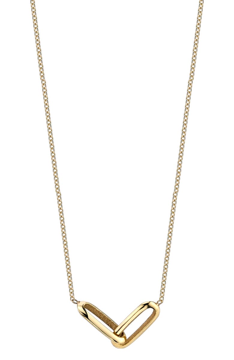 Lizzie Mandler Fine Jewelry Linked Station Necklace, Main, color, 