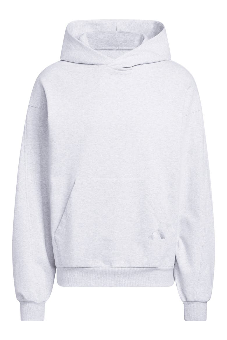 Cotton Fleece Hoodie, Main, color, LIGHT GREY HEATHER