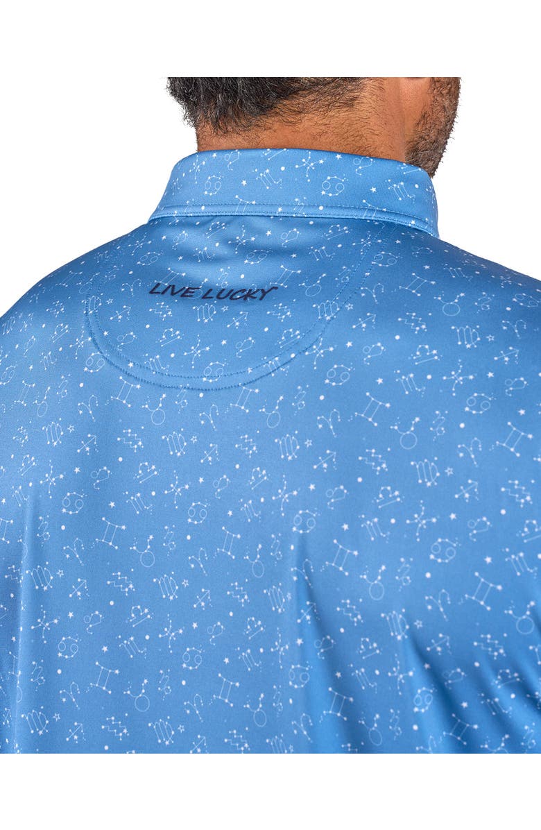 Black Clover Lucky Signs Polo, Alternate, color, Moody Blue