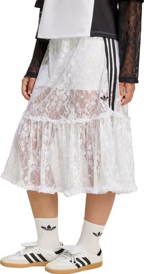 関税/送料込★ (W) Adidas Originals Lace Skirt Black CLOTHING - adidas Originals Lace Skirt - Black | adidas Oman