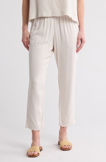 Splendid St. Tropez Drawstring Pants In Moonstone