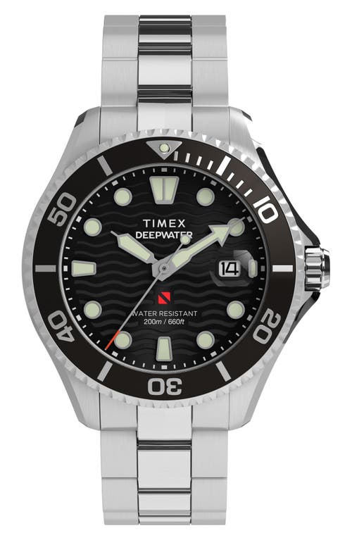 Timex® Deepwater Meridian 200 Bracelet Watch, 44mm in Black  product