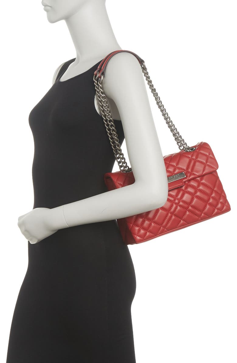 Kurt Geiger Dual Shoulder Quilted Brixton Bag, Alternate, color,