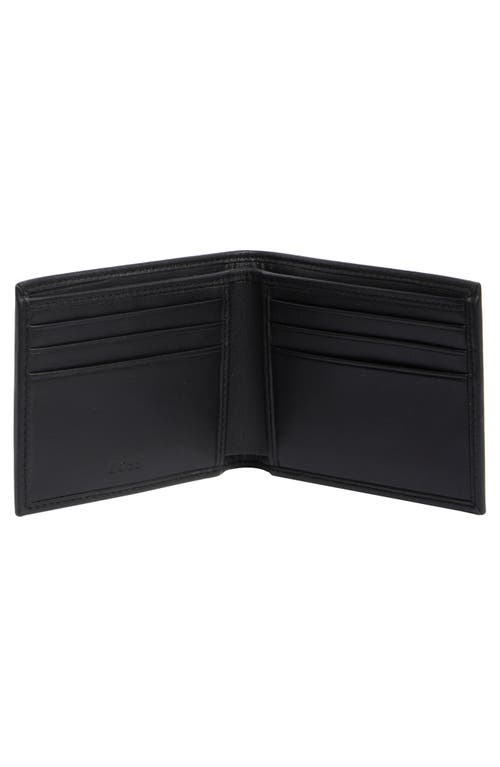 Hugo Boss Boss Laslo Leather Bifold Wallet In Black
