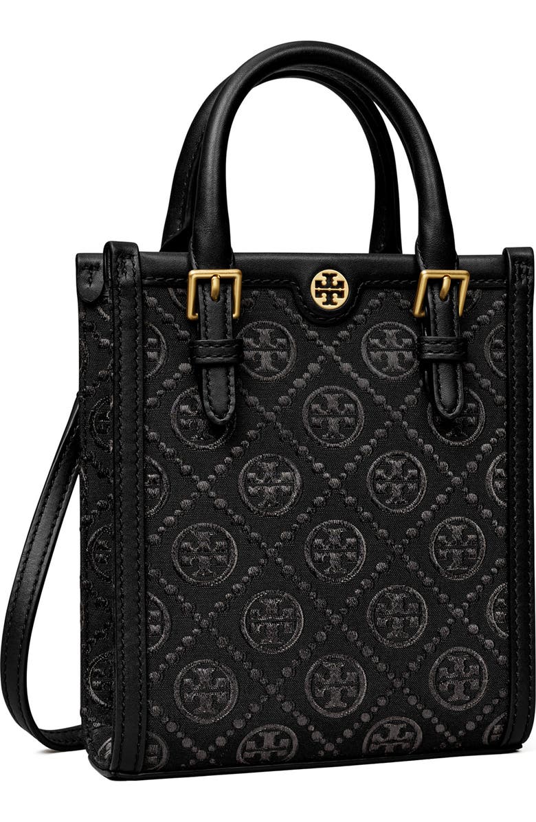 Tory Burch Mini T Monogram North/South Crossbody Tote, Alternate, color,