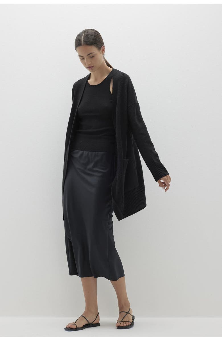 NAKED CASHMERE Tory Cashmere Cardigan, Alternate, color, Black