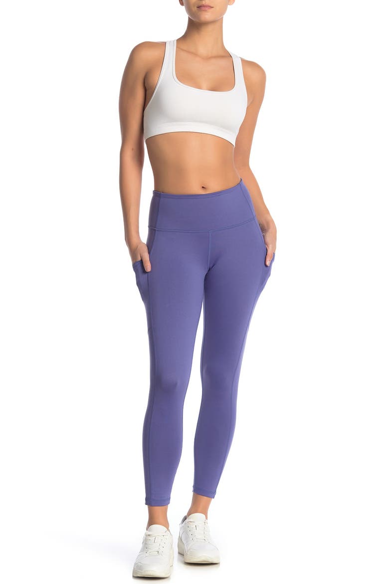 High Waist 7/8 Daily Pocket Leggings, Alternate, color, BLUE MARLIN