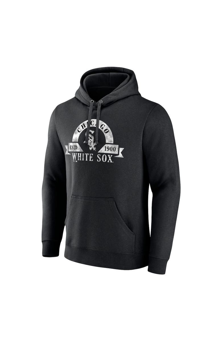 FANATICS Men's Fanatics Branded Black Chicago White Sox Big & Tall Utility Pullover Hoodie, Alternate, color, 