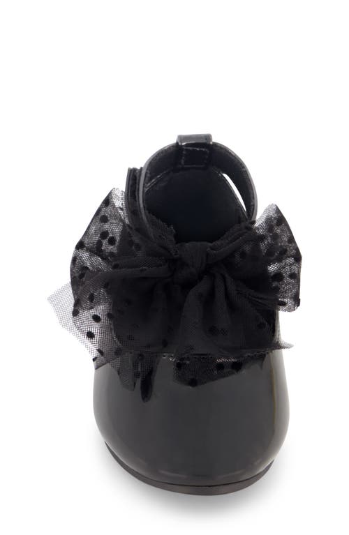 Jessica Simpson Kids' Amy Tulle Mary Jane Ballet Flat In Black