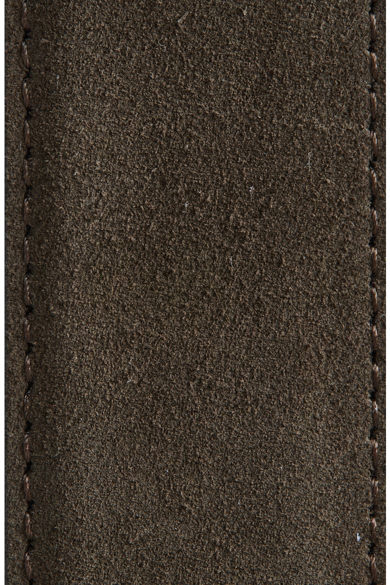 Suede Belt, Alternate, color, BROWN