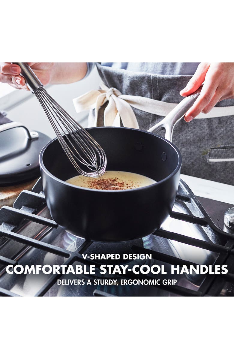 GreenPan GP5 Infinite8 Healthy Ceramic 2-Quart Saucepan with Lid, Alternate, color,