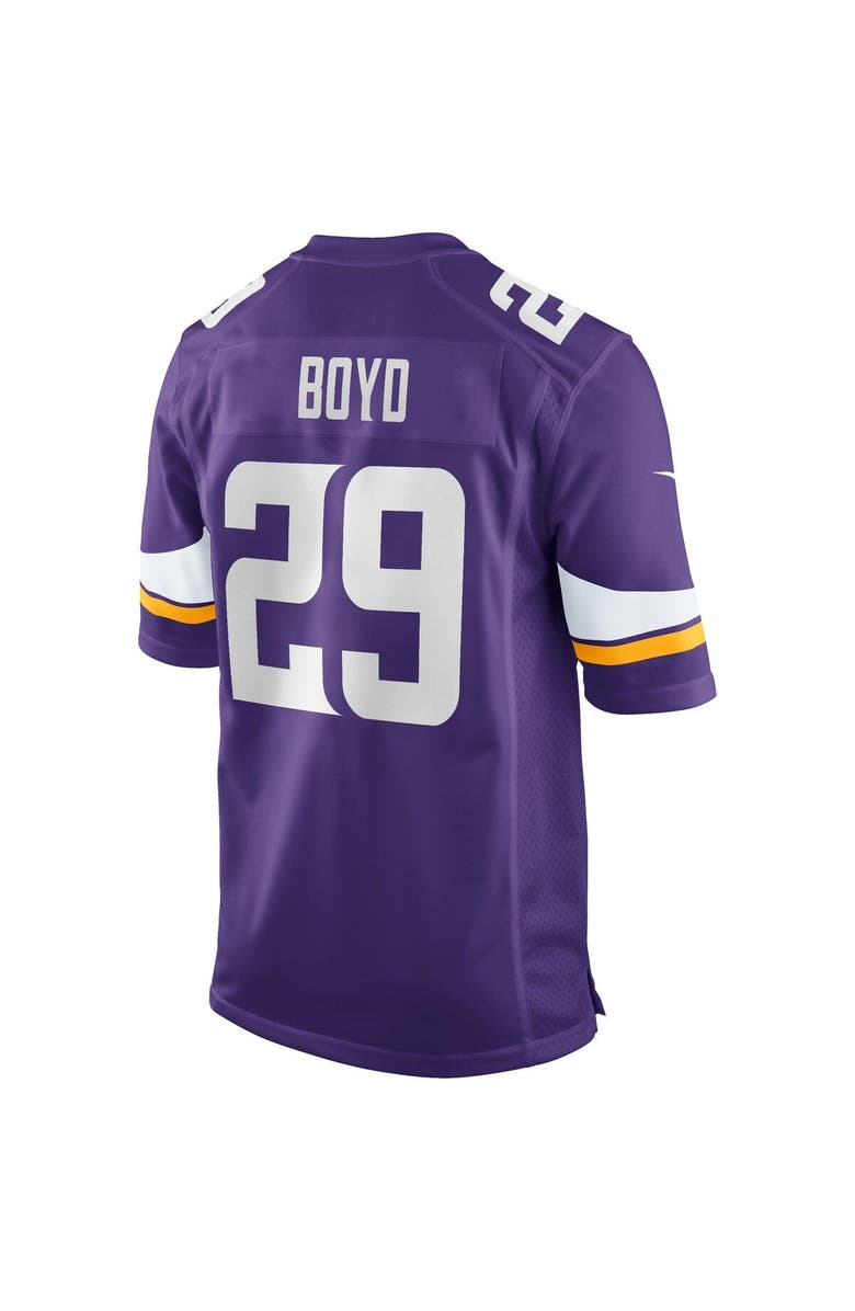 Nike Men's Nike Kris Boyd Purple Minnesota Vikings Game Jersey, Alternate, color, 