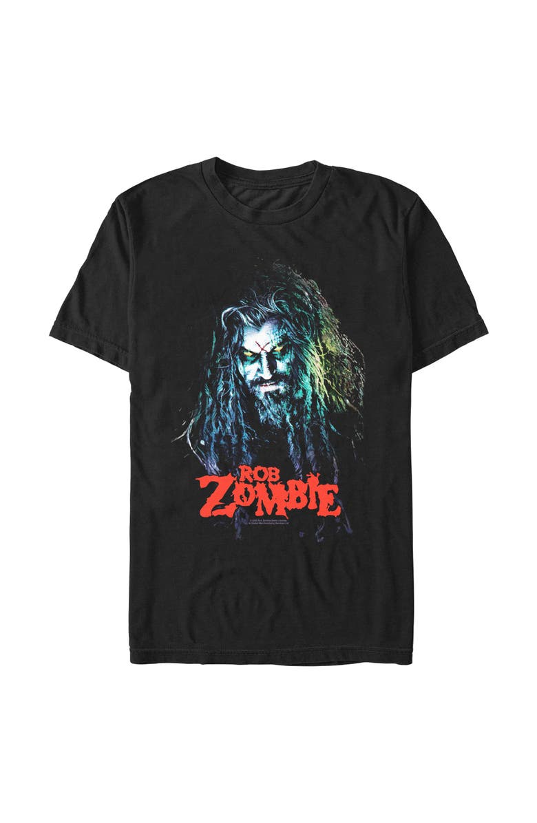 Rob Zombie Men's Rob Zombie Hellbilly Portrait Graphic T-Shirt, Main, color, Black