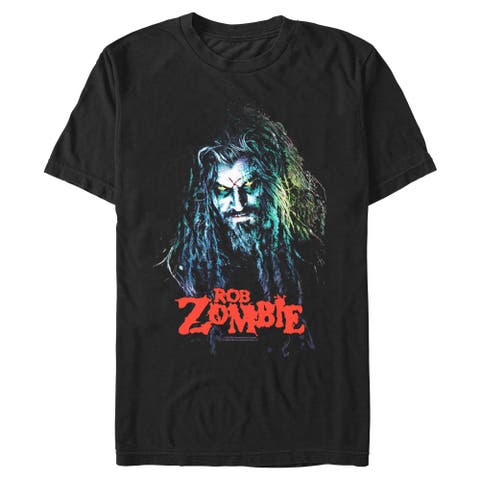 Men's Rob Zombie Hellbilly Portrait  Graphic T-Shirt