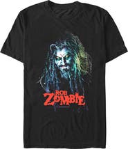 Rob Zombie Mens Rob Zombie Hellbilly Portrait T Shirt