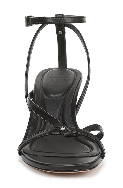 Vince Marilyn Leather Strappy Sandal In Black