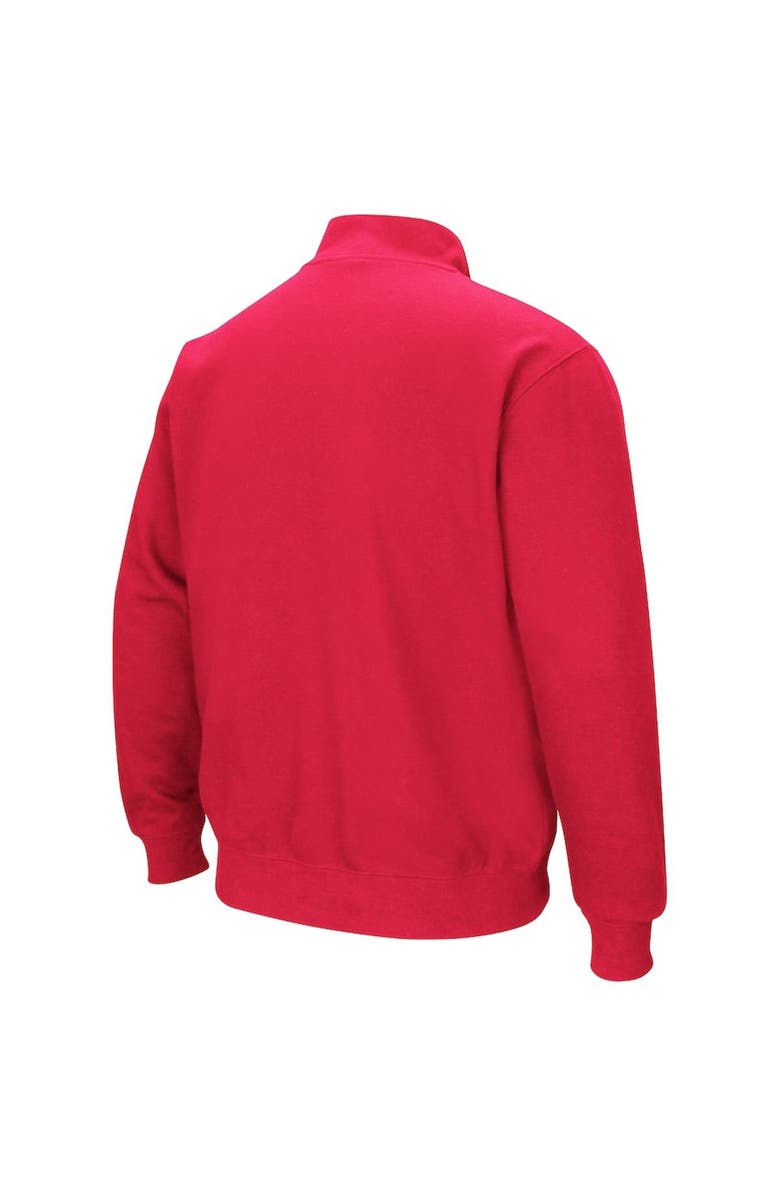 COLOSSEUM Men's Colosseum Red Western Kentucky Hilltoppers Tortugas Quarter-Zip Sweatshirt, Alternate, color, Red